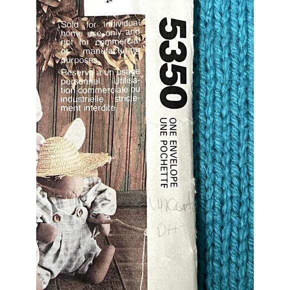 McCalls 5350 sewing pattern country mice 15in with clothes - Picture 2 of 5